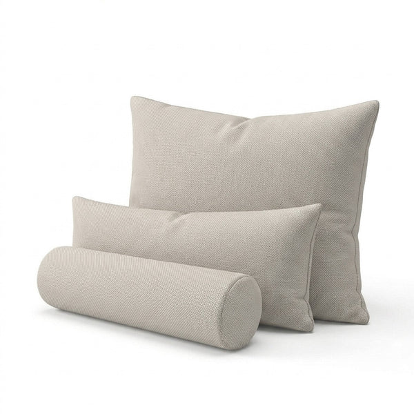 Steel Gray Premium Weave Custom Pillow Cover