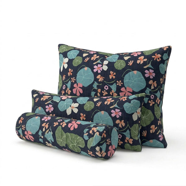 Water Lilly Canvas Print Custom Pillow Cover