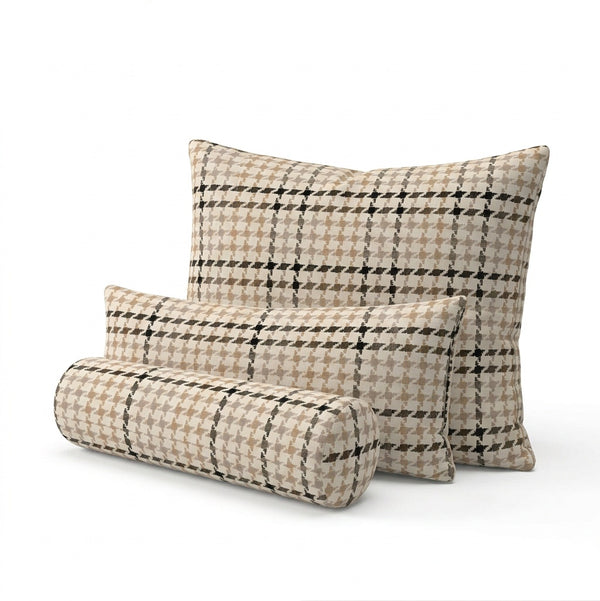 Classic Houndstooth Custom Pillow Cover