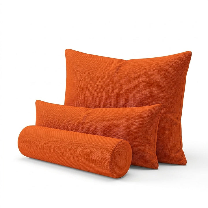 Terracotta Sun Outdoor Performance custom pillow cover in terracotta
