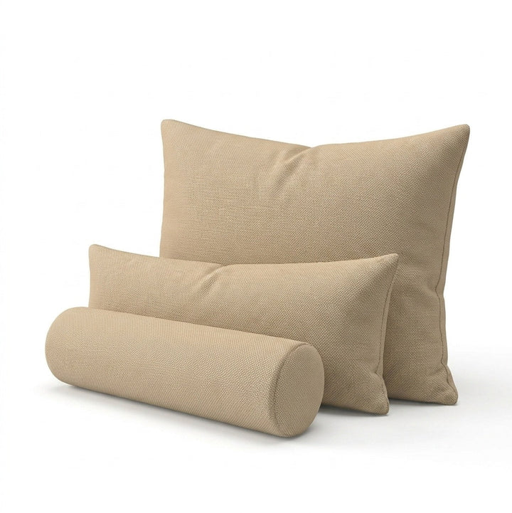 Khaki Outdoor Performance custom pillow cover in khaki