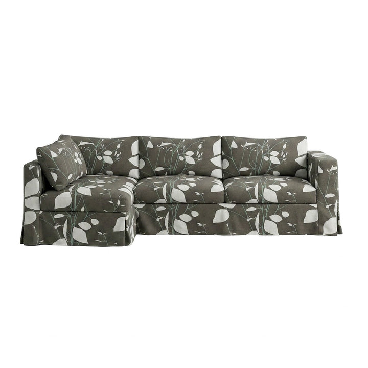 Zen Garden Canvas Print Sectional Sofa Cover