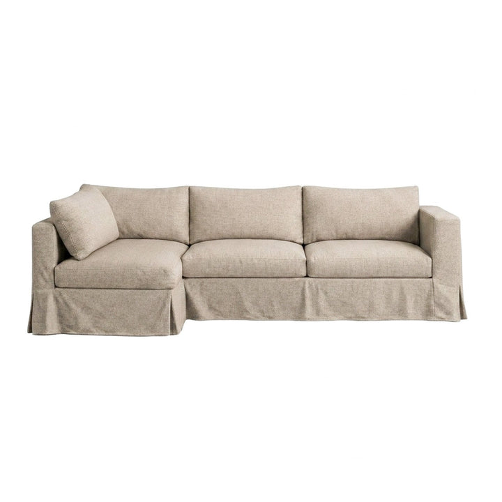 Adrian Gray Sectional Sofa Cover