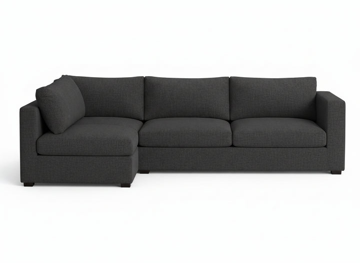 FlexFit Jet Black Custom Sectional Slipcover