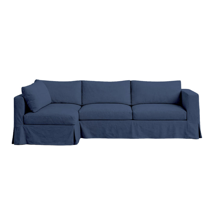 SunReal® Marine Blue Custom Sectional Slipcover