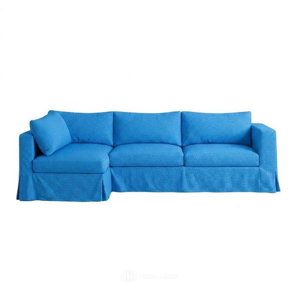 Pacific Blue Outdoor Performance Custom Sectional Sofa Cover