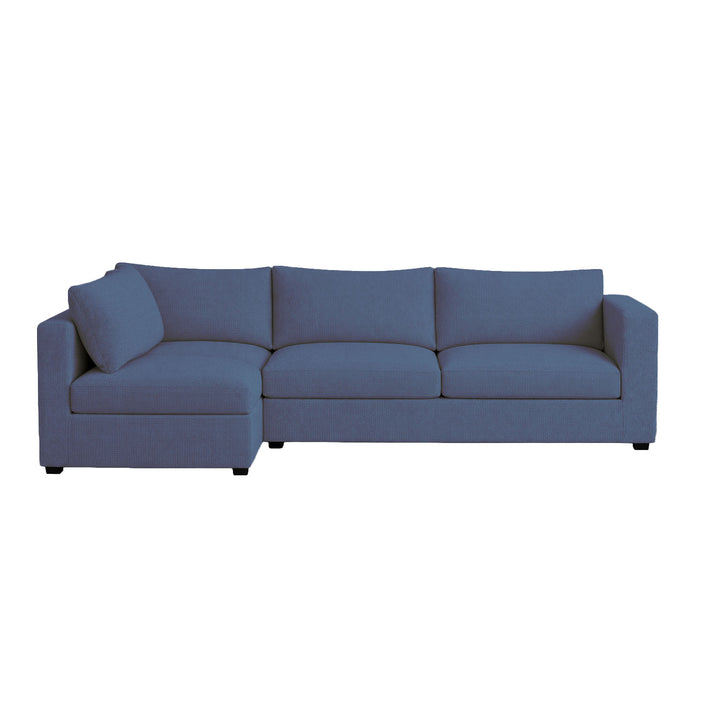 FlexFit Navy Blue Custom Sectional Slipcover