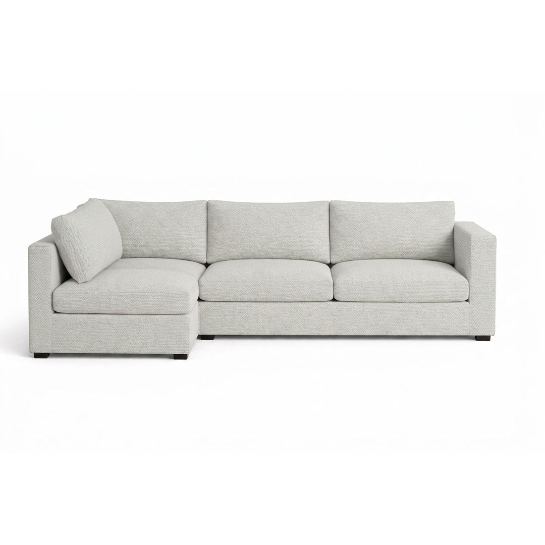 FlexFit Sterling Gray Custom Sectional Slipcover
