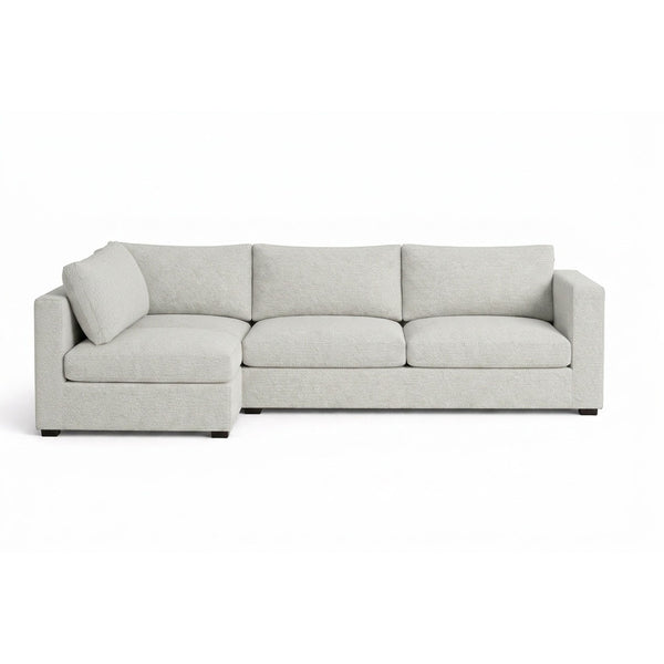 FlexFit Sterling Gray Custom Sectional Slipcover