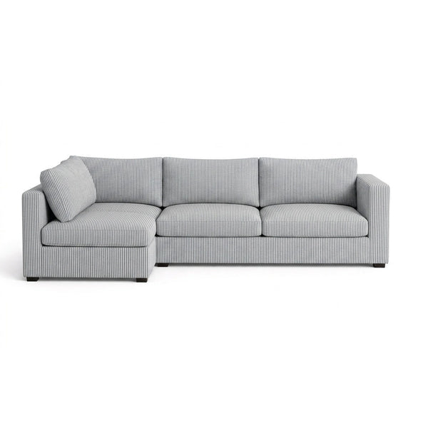 FlexFit Gray Mist Custom Sectional Slipcover