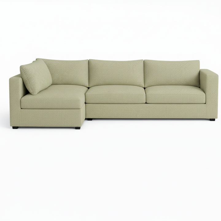 FlexFit Moss Green Custom Sectional Slipcover