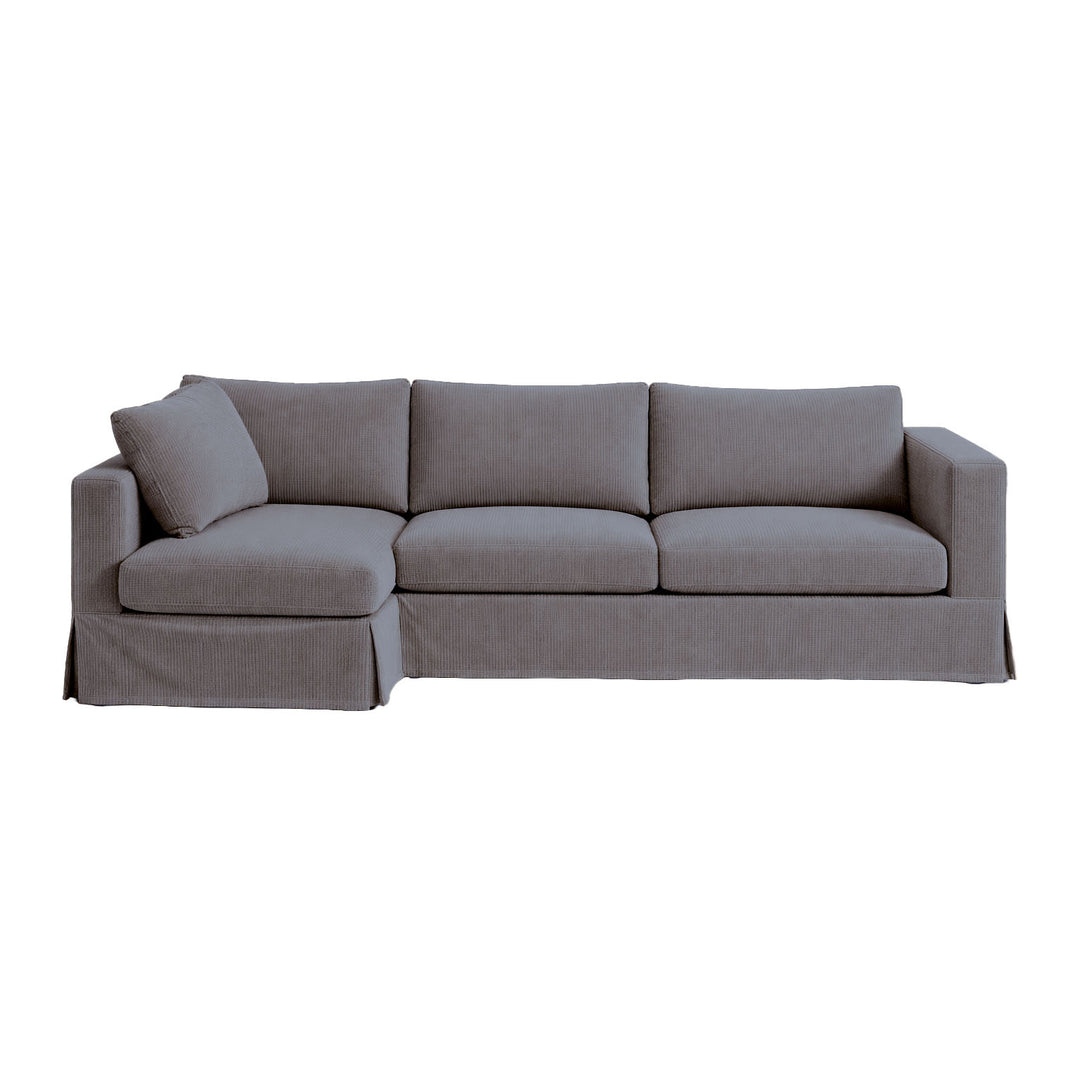 FlexFit Charcoal Custom Sectional Slipcover