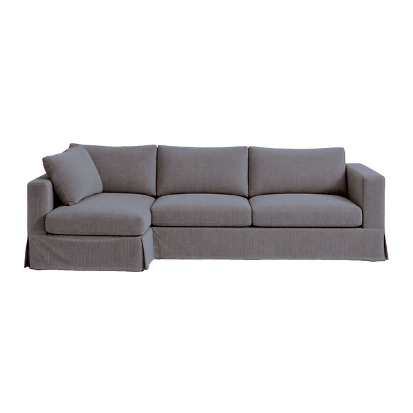 FlexFit Charcoal Custom Sectional Slipcover