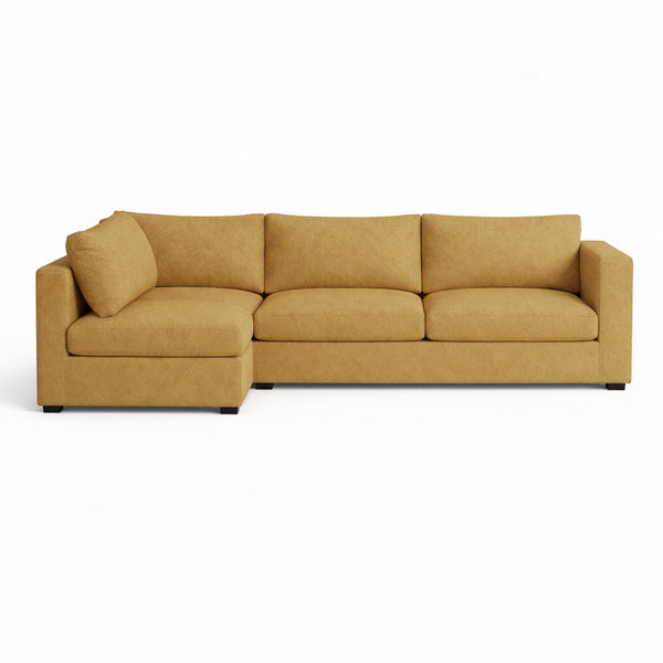 FlexFit Rust Orange Custom Sectional Slipcover