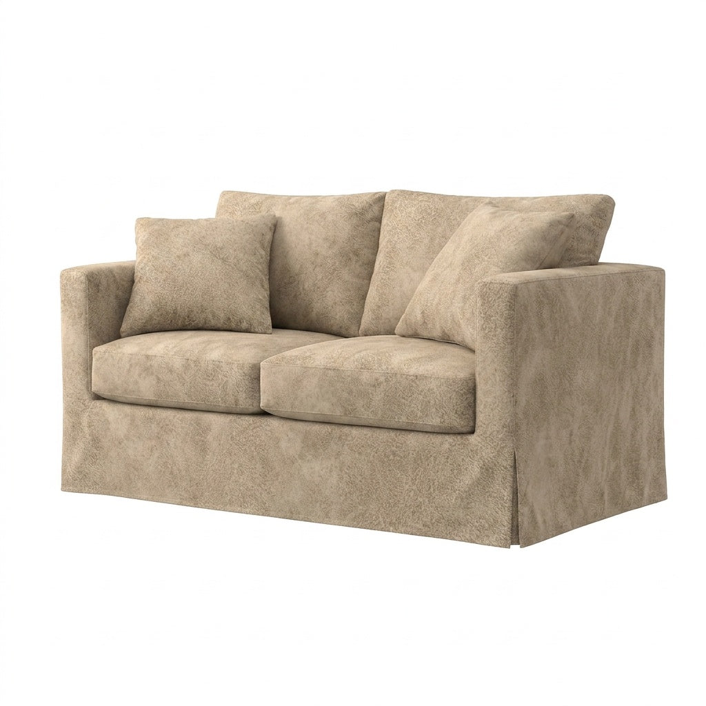 Stucco Gray SuedeTouch Custom Furniture Slipcover