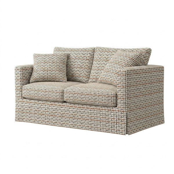 Mid-Century Copper Custom Chair & Sofa Slipcover