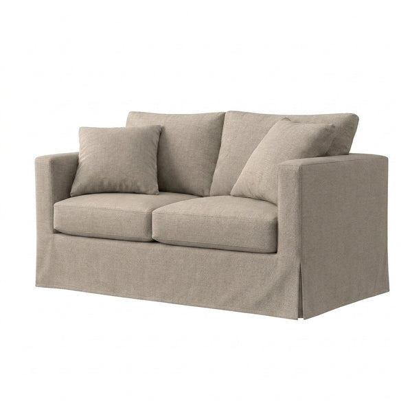 Adrian Gray Custom Chair & Sofa Slipcover