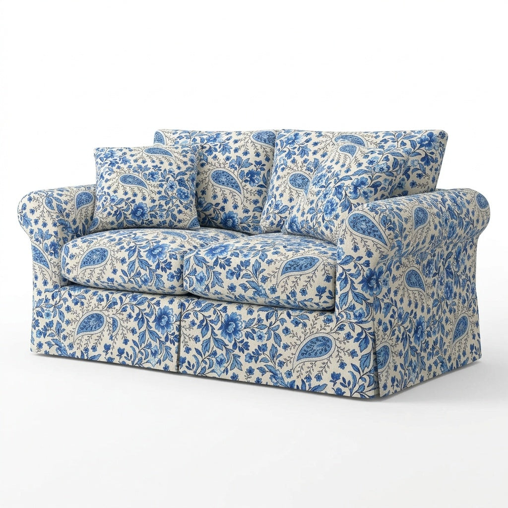 French Country Canvas Chair &amp; Sofa Slipcover