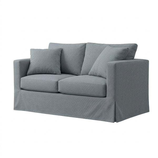 Graphite Gray Custom Chair & Sofa Slipcover