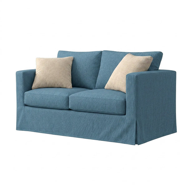Cove Blue Premium Custom Chair & Sofa Slipcover
