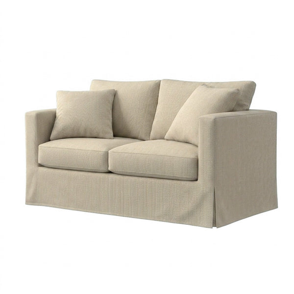 Natural Twill Custom Chair & Sofa Slipcover