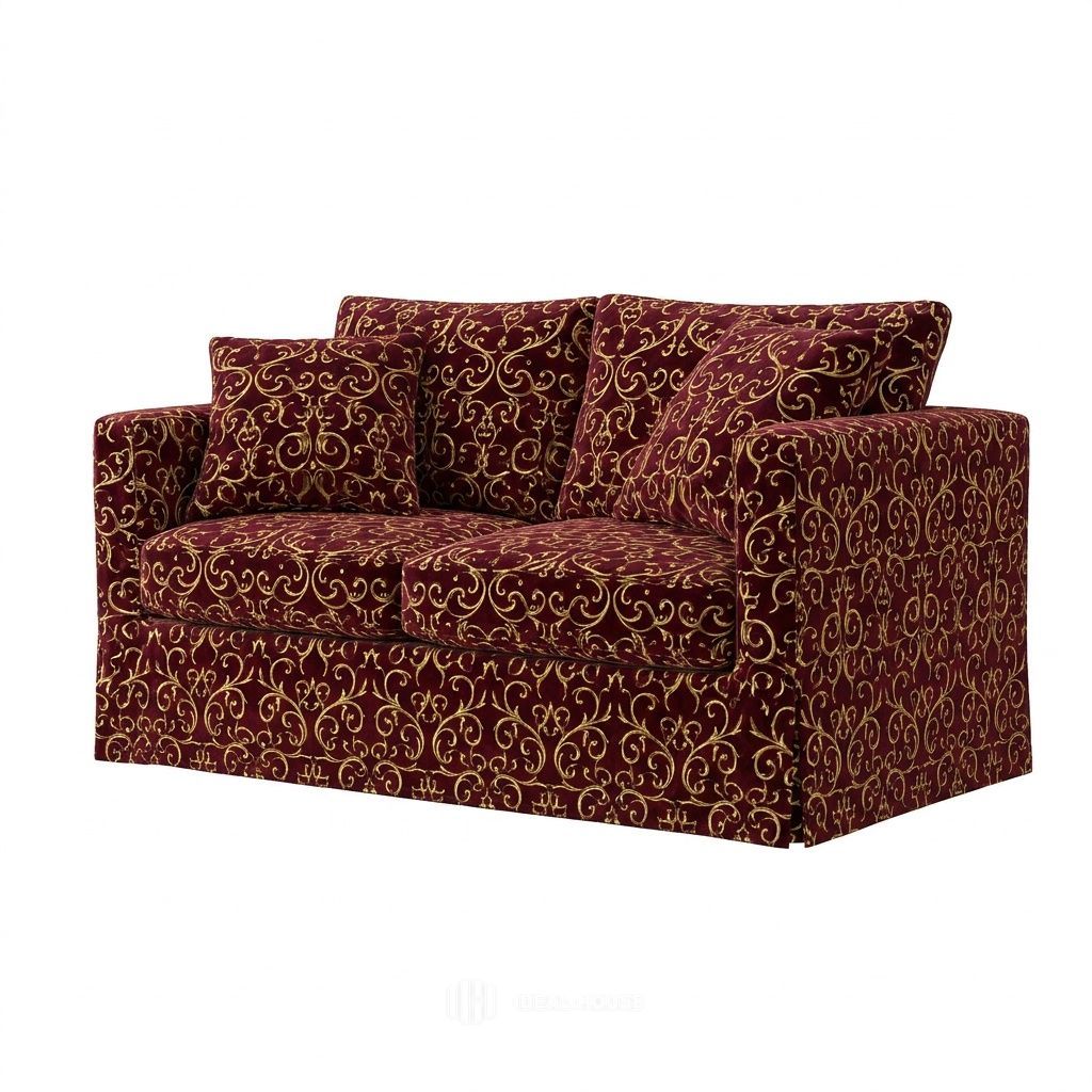 Ruby Red Sofa Slipcover