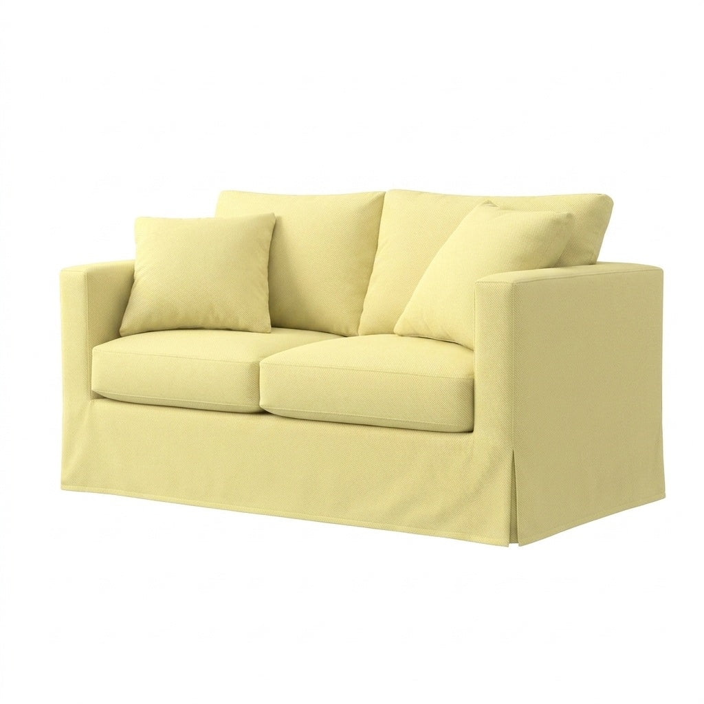 Green Peridot Canvas Custom Furniture Slipcover