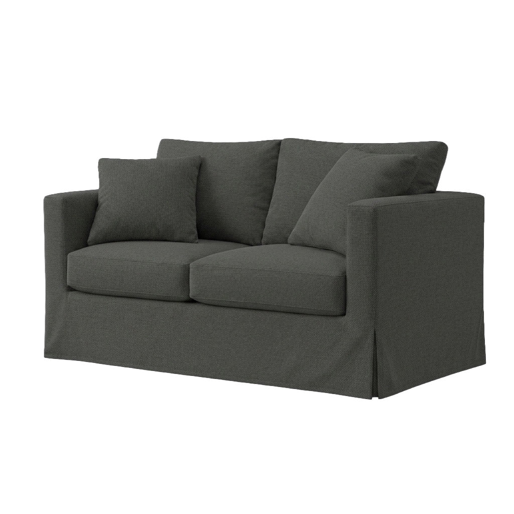 Charcoal Custom Furniture Slipcover