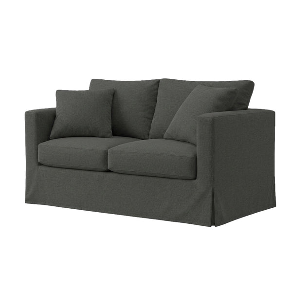 Charcoal Custom Furniture Slipcover