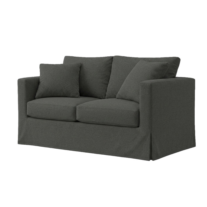 Charcoal Custom Furniture Slipcover