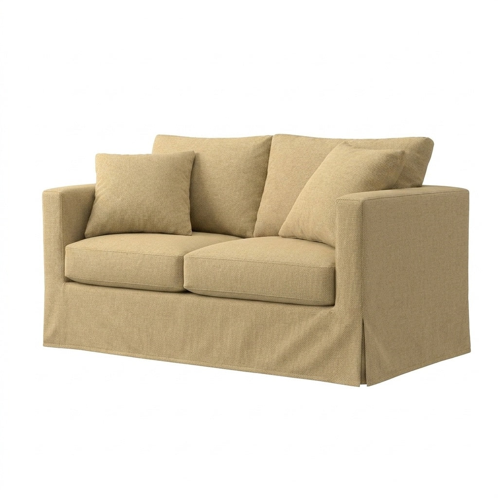 Natural Flax Heavyweight Canvas Custom Furniture Slipcover