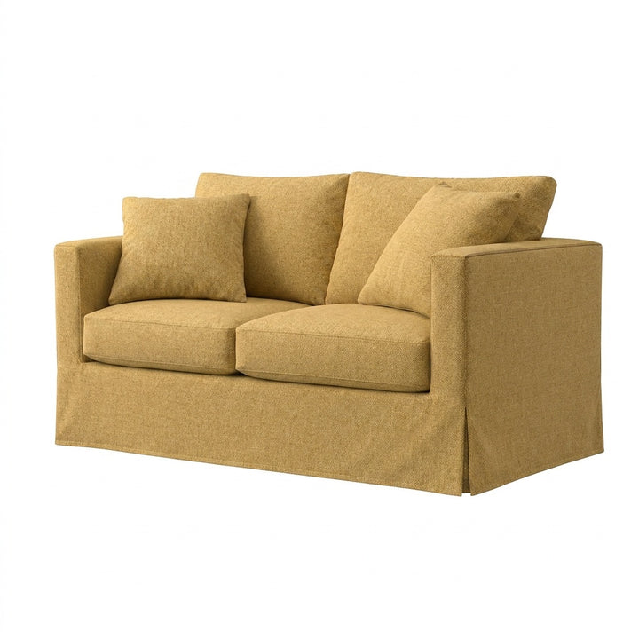 Soft Khaki SuedeTouch Custom Furniture Slipcover