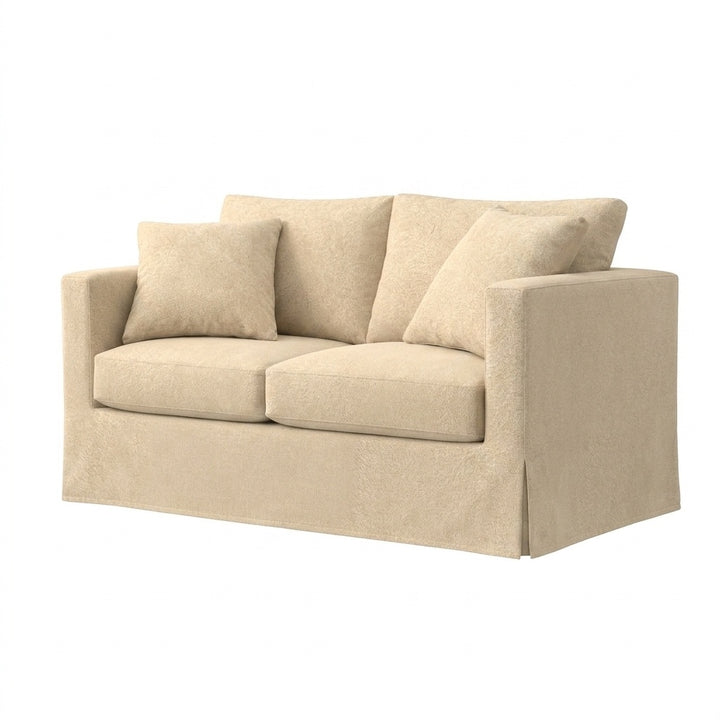 Soft Cream SuedeTouch Custom Furniture Slipcover