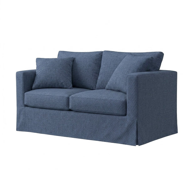 Bluebonnet Performance Weave Custom Chair & Sofa Slipcover