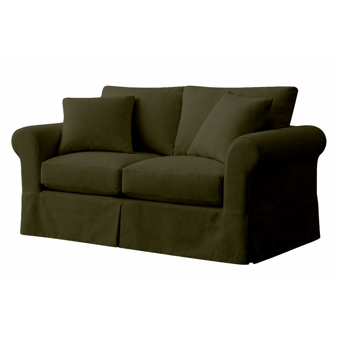 Durable Army Green Custom Furniture Slipcover