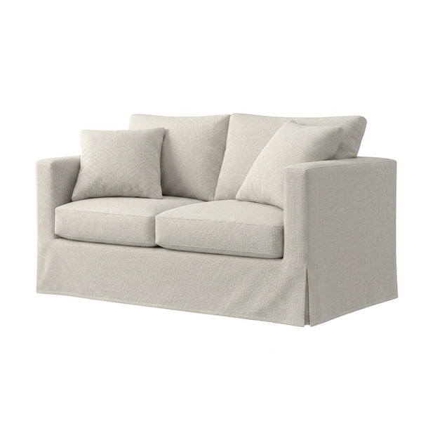 Steel Gray Premium Weave Custom Chair & Sofa Slipcover