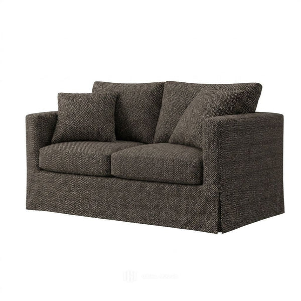 Midnight Charcoal Premium Weave Custom Chair & Sofa Slipcover