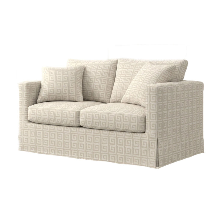 Ivory Greek Custom Furniture Slipcover