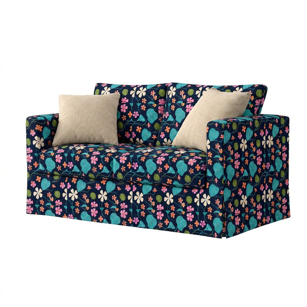 Water Lilly Canvas Print Custom Chair & Sofa Slipcover