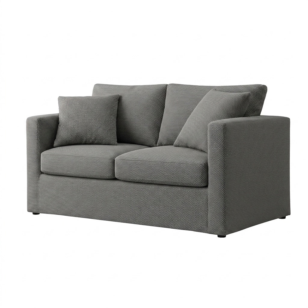 FlexFit Gray Checkerboard Custom Furniture Slipcover