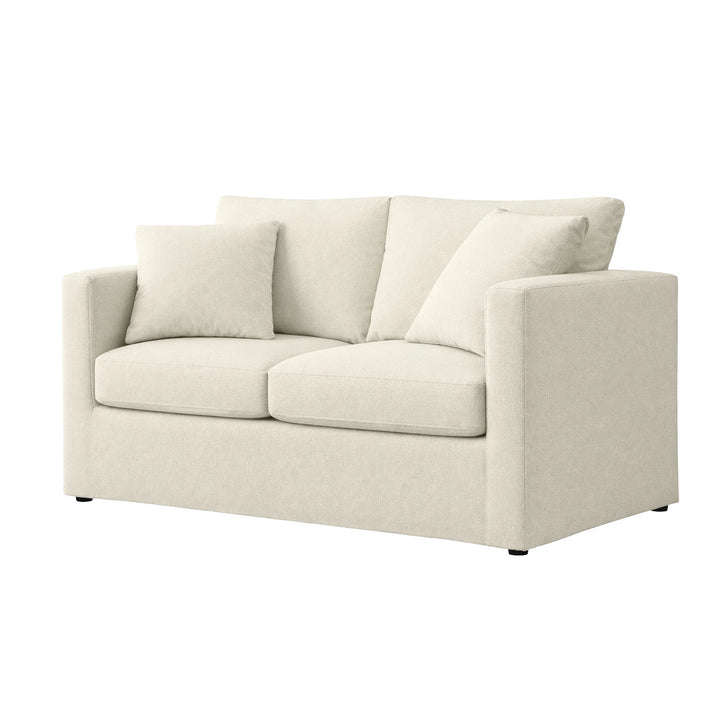 FlexFit Soft White Custom Furniture Slipcover