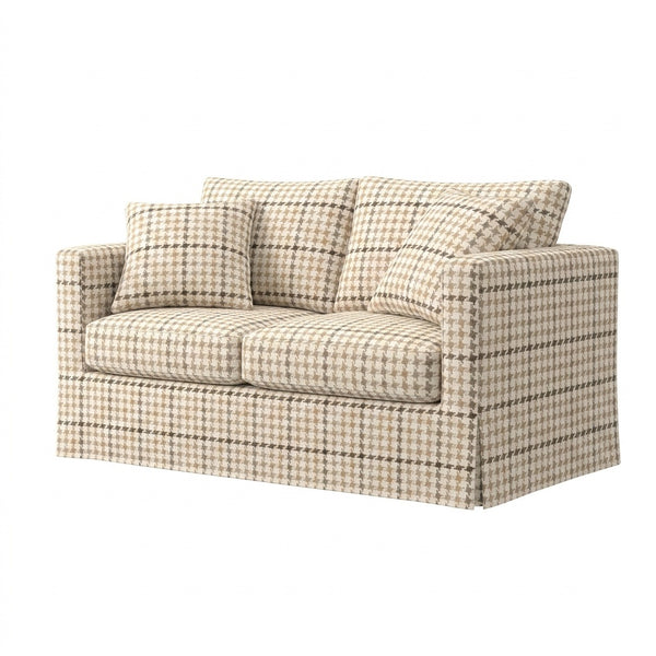 Classic Houndstooth Custom Chair & Sofa Slipcover