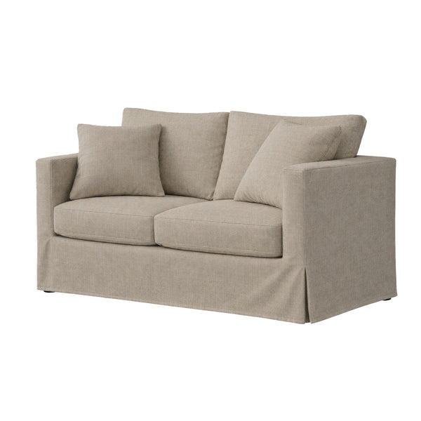 Greige Heavyweight Canvas Custom Furniture Slipcover