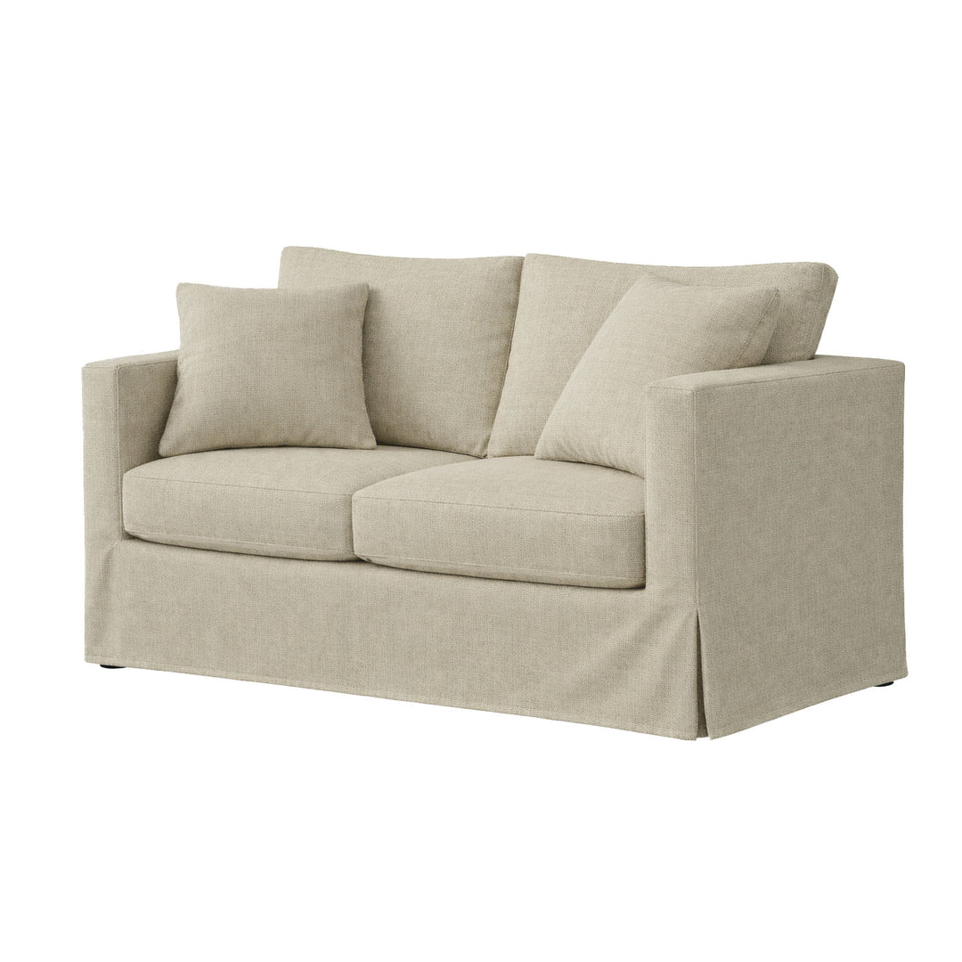 Durable Natural Ivory Ripstop Custom Furniture Slipcover