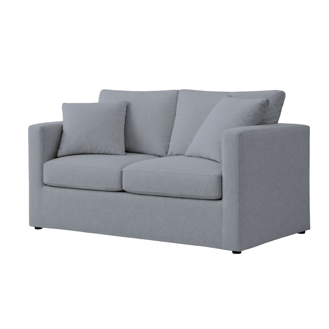 FlexFit Pale Gray Custom Furniture Slipcover