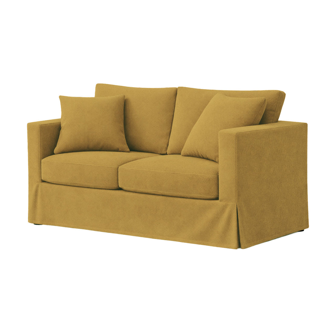 Golden Flax Performance Twill Custom Furniture Slipcover