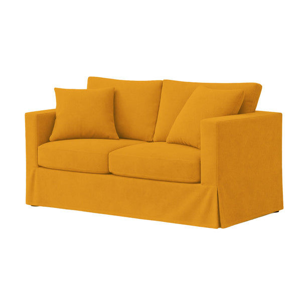 Rust Performance Twill Custom Furniture Slipcover