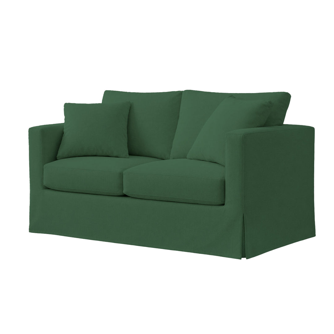 SunReal® Forest Green Custom Furniture Slipcover
