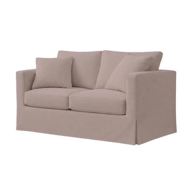 Lilac Poplin Custom Furniture Slipcover