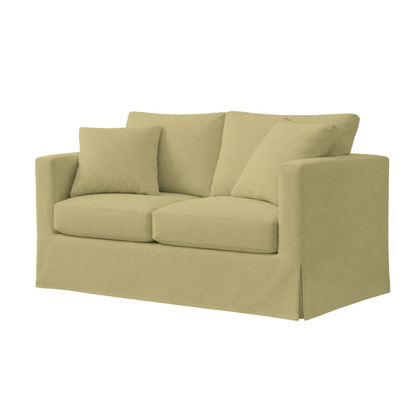 Pistachio Green Twill Custom Furniture Slipcover